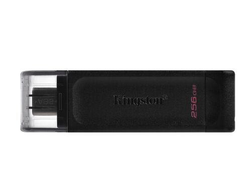 USB MEMORIJA KINGSTON DT70/256GB/DATATRAVELER/3.2/CRNA